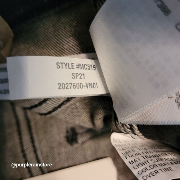 Madewell Jeans 28 Skinny Crop 10" High Rise Tummy Control Oakwood Wash MC519 NWT - Picture 9 of 15